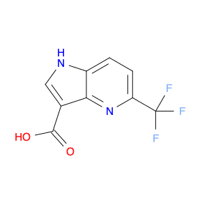 1H-Pyrrolo[3,2-b]pyridine-3-carboxylic acid, 5-(trifluoromethyl)-