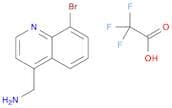 (8-Bromoquinolin-4-yl)methanamine 2,2,2-trifluoroacetate