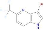 1H-Pyrrolo[3,2-b]pyridine, 3-bromo-5-(trifluoromethyl)-