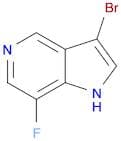 1H-Pyrrolo[3,2-c]pyridine, 3-bromo-7-fluoro-