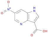 1H-Pyrrolo[3,2-b]pyridine-3-carboxylic acid, 6-nitro-