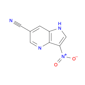 1H-Pyrrolo[3,2-b]pyridine-6-carbonitrile, 3-nitro-