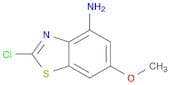 4-Benzothiazolamine, 2-chloro-6-methoxy-