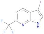 3-iodo-6-(trifluoromethyl)-1H-pyrrolo[2,3-b]pyridine