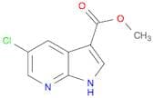 1H-Pyrrolo[2,3-b]pyridine-3-carboxylic acid, 5-chloro-, methyl ester
