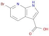 1H-Pyrrolo[2,3-b]pyridine-3-carboxylic acid, 6-bromo-