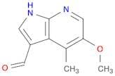 1H-Pyrrolo[2,3-b]pyridine-3-carboxaldehyde, 5-methoxy-4-methyl-