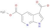 1H-Pyrrolo[2,3-b]pyridine-3,5-dicarboxylic acid, 5-methyl ester