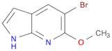 1H-Pyrrolo[2,3-b]pyridine, 5-bromo-6-methoxy-