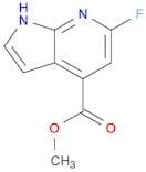 methyl 6-fluoro-1H-pyrrolo[2,3-b]pyridine-4-carboxylate