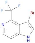 1H-Pyrrolo[3,2-c]pyridine, 3-bromo-4-(trifluoromethyl)-