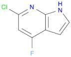 1H-Pyrrolo[2,3-b]pyridine, 6-chloro-4-fluoro-