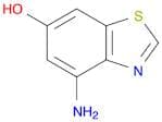 6-Benzothiazolol, 4-amino-