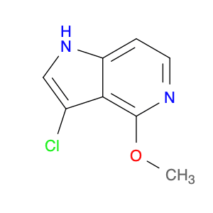 1H-Pyrrolo[3,2-c]pyridine, 3-chloro-4-methoxy-