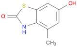 2(3H)-Benzothiazolone, 6-hydroxy-4-methyl-