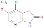 4-Chloro-5-methoxy-1H-pyrrolo[2,3-b]pyridin-2(3H)-one