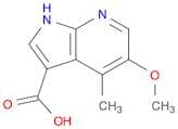 1H-Pyrrolo[2,3-b]pyridine-3-carboxylic acid, 5-methoxy-4-methyl-