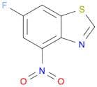 Benzothiazole, 6-fluoro-4-nitro-