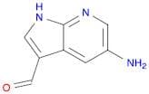 1H-Pyrrolo[2,3-b]pyridine-3-carboxaldehyde, 5-amino-