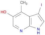 1H-Pyrrolo[2,3-b]pyridin-5-ol, 3-iodo-4-methyl-
