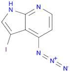 1H-Pyrrolo[2,3-b]pyridine, 4-azido-3-iodo-