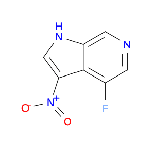 1H-Pyrrolo[2,3-c]pyridine, 4-fluoro-3-nitro-