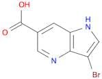 1H-Pyrrolo[3,2-b]pyridine-6-carboxylic acid, 3-bromo-