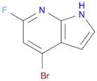 1H-Pyrrolo[2,3-b]pyridine, 4-bromo-6-fluoro-