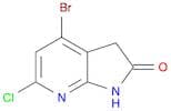 4-bromo-6-chloro-1H,2H,3H-pyrrolo[2,3-b]pyridin-2-one