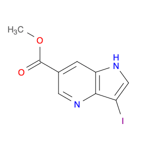 1H-Pyrrolo[3,2-b]pyridine-6-carboxylic acid, 3-iodo-, methyl ester