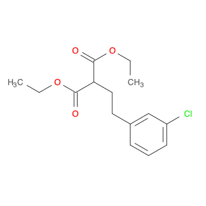 Propanedioic acid, 2-[2-(3-chlorophenyl)ethyl]-, 1,3-diethyl ester