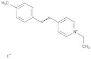 Pyridinium, 1-ethyl-4-[2-(4-methylphenyl)ethenyl]-, iodide (1:1)