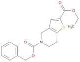 Ethyl 5-cbz-4,5,6,7-tetrahydrothieno[3,2-c]pyridine-2-carboxylate