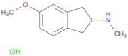 5-methoxy-N-methyl-2,3-dihydro-1H-inden-2-amine hydrochloride