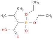 Butanoic acid, 2-(diethoxyphosphinyl)-3-methyl-