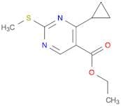 Ethyl 4-cyclopropyl-2-(methylthio)pyrimidine-5-carboxylate