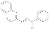 2-Propen-1-one, 1-phenyl-3-(2-quinolinyl)-, (2E)-