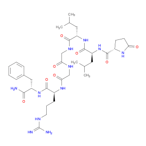 L-Phenylalaninamide, 5-oxo-L-prolyl-L-leucyl-L-leucylglycylglycyl-L-arginyl- (9CI)