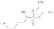 Phosphonic acid, P-(1-hydroxyhexyl)-, diethyl ester