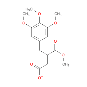 Butanedioic acid, 2-[(3,4,5-trimethoxyphenyl)methyl]-, 1-methyl ester