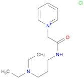 Pyridinium, 1-[2-[[3-(diethylamino)propyl]amino]-2-oxoethyl]-, chloride (1:1)