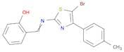 Phenol, 2-[[[5-bromo-4-(4-methylphenyl)-2-thiazolyl]imino]methyl]-