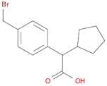 2-(4-(Bromomethyl)phenyl)-2-cyclopentylpropanoic acid