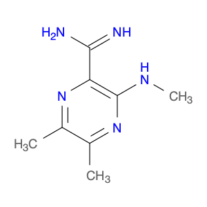 5,6-Dimethyl-3-(methylamino)pyrazine-2-carboximidamide
