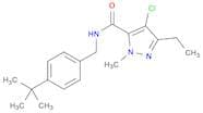 1H-Pyrazole-5-carboxamide, 4-chloro-N-[[4-(1,1-dimethylethyl)phenyl]methyl]-3-ethyl-1-methyl-