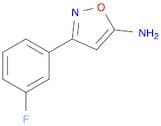 3-(3-Fluorophenyl)-1,2-oxazol-5-amine