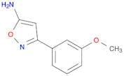 3-(3-Methoxy-phenyl)-isoxazol-5-ylamine