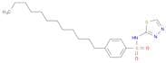 Benzenesulfonamide, 4-dodecyl-N-1,3,4-thiadiazol-2-yl-