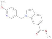 Methyl 1-((6-methoxypyridin-3-yl)methyl)-1H-indole-6-carboxylate