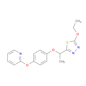 Pyridine, 2-[4-[1-(5-ethoxy-1,3,4-thiadiazol-2-yl)ethoxy]phenoxy]-
